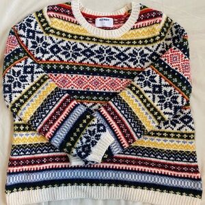 Granola Old Navy Knitted Crew Neck Sweater